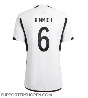 Tyskland Joshua Kimmich #6 Hemma Matchtröja VM 2022 Kortärmad